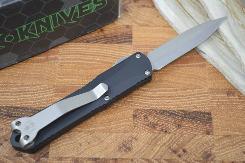 Heretic Knives Manticore S OTF - Black / Stonewash Spear Point - Northwest Knives