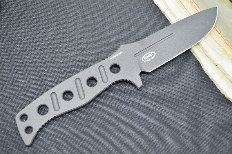 Benchmade 375BK-1 Fixed Adamas - Black CPM-CruWear Drop Point Blade / Skeletonized CPM-CruWear Handle