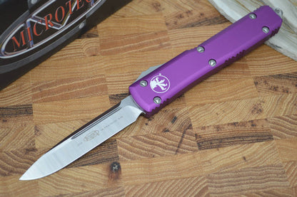 Microtech Ultratech OTF - Single Edge / Satin Blade / Violet Body - 121-4VI - Northwest Knives