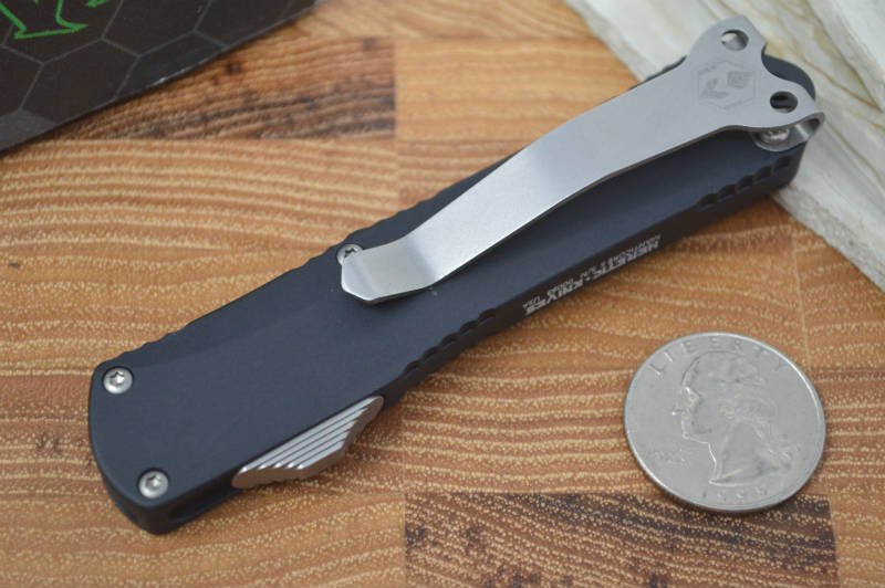 Heretic Knives Manticore S OTF - Black / Stonewash Spear Point - Northwest Knives