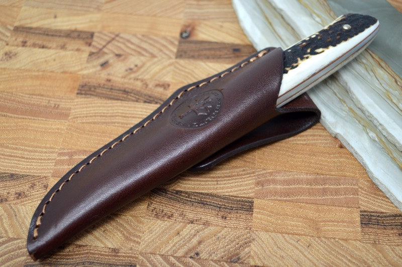 Boker Arbolito Stag | Brown Leather Sheath | Northwest Knives