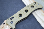 Benchmade 275FE-2 Adamas - Flat Dark Earth CPM-CruWear Drop Point Blade / OD Green G-10 Handle - Northwest Knives