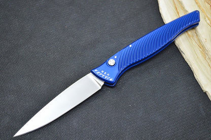 Piranha Knives "DNA" - CPM-S30V Blade / Blue Aluminum Handle