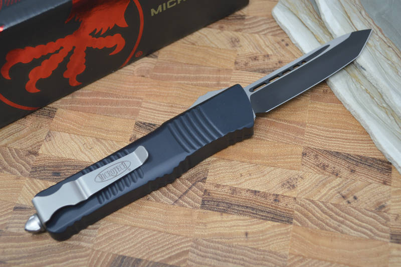 Microtech Combat Troodon OTF - Tanto Edge / Black Blade - 144-1 - Northwest Knives