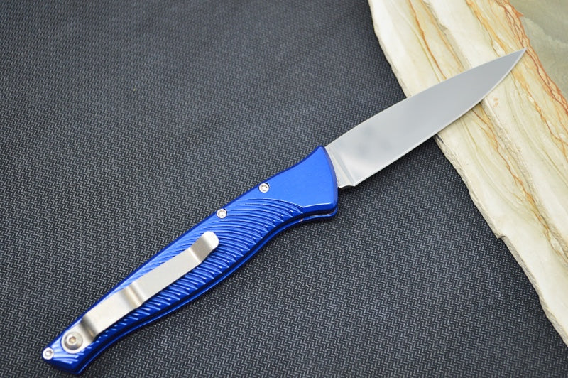 Piranha Knives "DNA" - CPM-S30V Blade / Blue Aluminum Handle - Northwest Knives