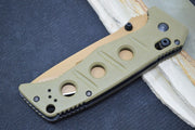Benchmade 275FE-2 Adamas - Flat Dark Earth CPM-CruWear Drop Point Blade / OD Green G-10 Handle - Northwest Knives