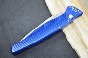 Piranha Knives "DNA" - CPM-S30V Blade / Blue Aluminum Handle - Northwest Knives