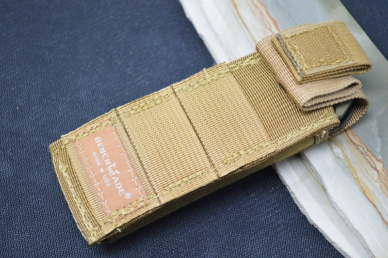 Benchmade 275FE-2 Adamas - Flat Dark Earth CPM-CruWear Drop Point Blade / OD Green G-10 Handle