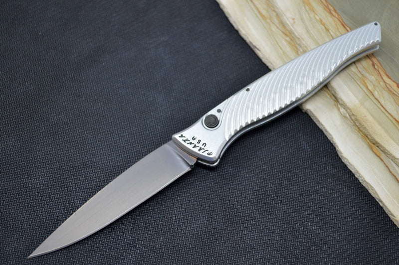 Piranha Knives "DNA" - CPM-S30V Blade / Silver Aluminum Handle - Northwest Knives