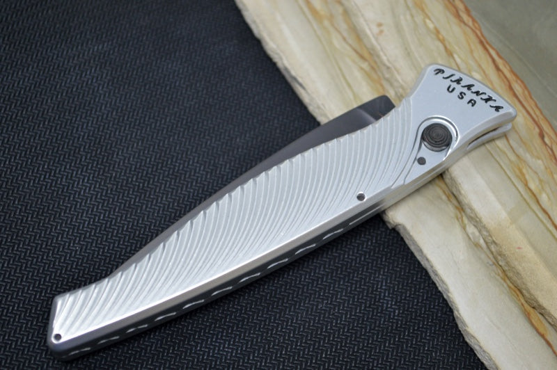 Piranha Knives "DNA" - CPM-S30V Blade / Silver Aluminum Handle