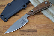 White River Knives Caper - Natural Burlap Micarta Handle - Northwest Knives