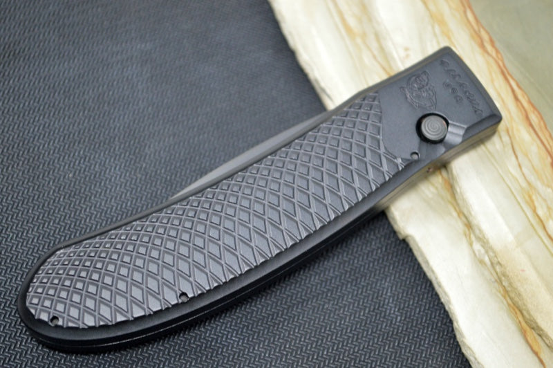 Piranha Knives "Toxin" - CPM-S30V Steel / Black Aluminum Handle / Black Blade - Northwest Knives