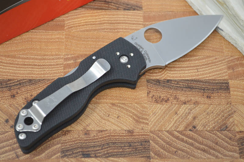 Spyderco Lil Native Lockback - Black G10 / Satin CPM-S30V Blade - Northwest Knives