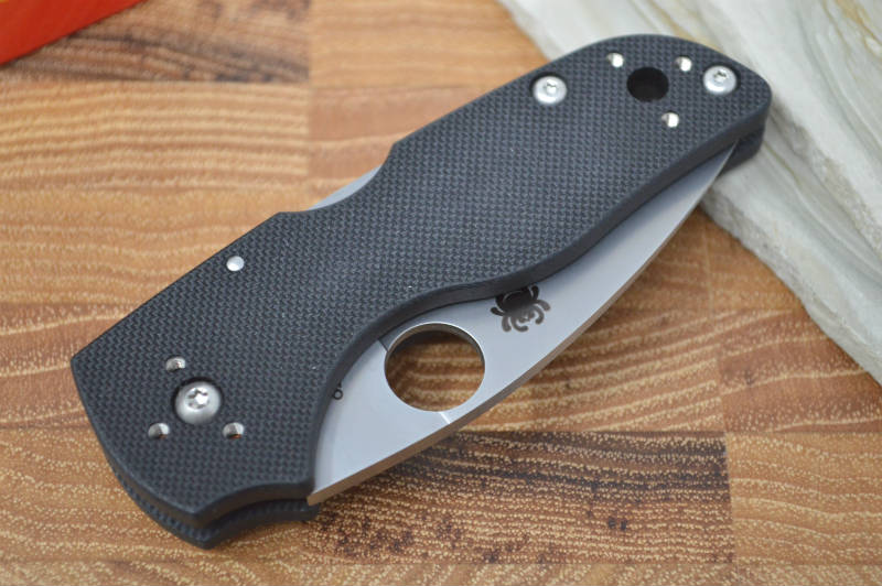 Spyderco Lil Native Lockback - Black G10 / Satin CPM-S30V Blade - Northwest Knives