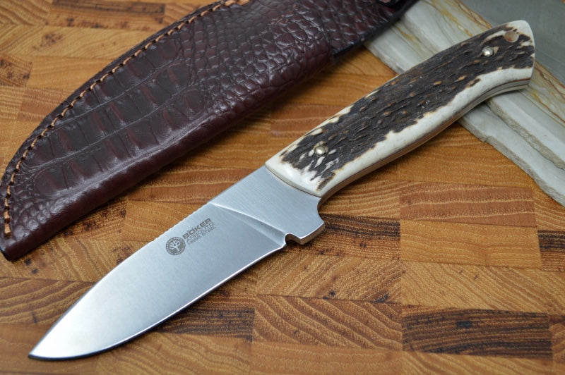 Boker Arbolito Dano Stag Fixed Blade - Stag Handle 02BA325HH