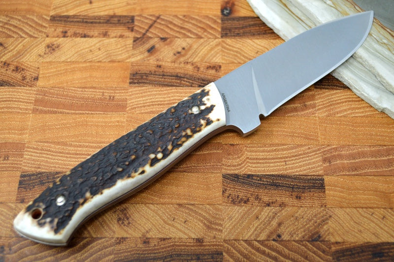 Boker Arbolito Dano Stag Fixed Blade - Stag Handle 02BA325HH