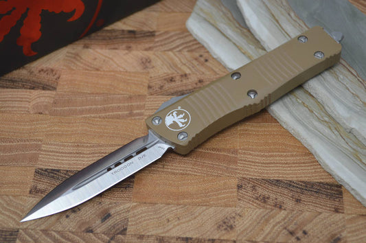 Microtech Troodon OTF - Double Edge / Tan Handle - 138-4TA - Northwest Knives