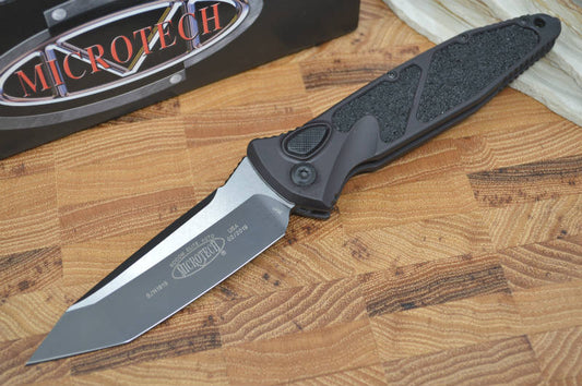 Microtech SOCOM Elite Auto - Tanto Black Blade / Black Chassis 161A-1T - Northwest Knives