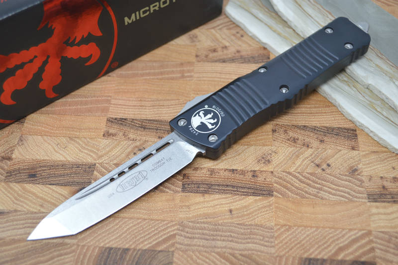 Microtech Combat Troodon OTF - Tanto Edge / Stonewash Blade 144-10 - Northwest Knives