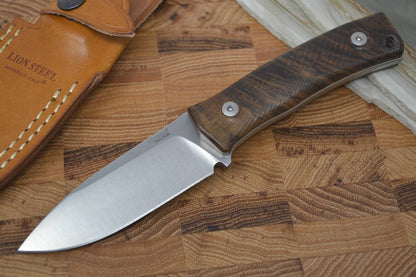 Lionsteel M4 Hunting Knife w/ Walnut Handle - Fixed Blade - Northwest Knives