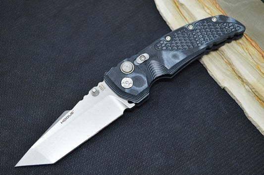 Hogue Knives EX 01 - Black G10 G-Mascus Handle / 154CM steel / Tanto Blade 34169