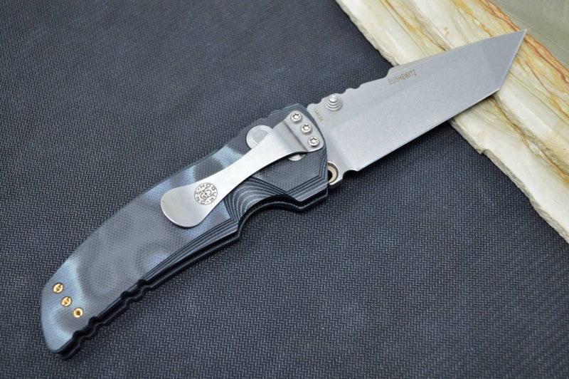 Hogue Knives EX 01 - Black G10 G-Mascus Handle / 154CM steel / Tanto Blade 34169