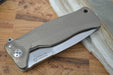 Lionsteel SR-11 Bronze Titanium Integral Flipper - SR11 B - Northwest Knives