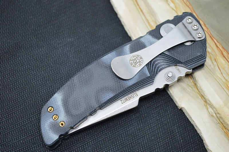 Hogue Knives EX 01 - Black G10 G-Mascus Handle / 154CM steel / Tanto Blade 34169