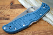 Spyderco Endela - Blue Handle / Satin Blade / K390- C243FPK390 - Northwest Knives