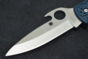 Spyderco Endela Emerson Wave- Blue & Gray Handle / Satin Blade / VG-10 Steel - C243PGYW - Northwest Knives