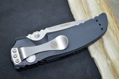 Hogue Knives EX 01 - Black Anodized Aluminum Handle / 154CM steel / Drop Point Blade 34170