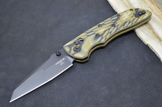 Hogue Knives Deka - Green G-10 Frame / 20CV Steel / Black Wharncliffe Blade 24268