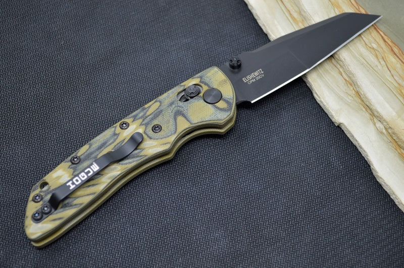 Hogue Knives Deka - Green G-10 Frame / 20CV Steel / Black Wharncliffe Blade 24268