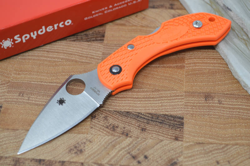 Spyderco Dragonfly 2 - Orange FRN / Satin VG10 Blade C28POR2