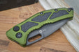 Heretic Knives Medusa Auto - Tanto DLC Blade / Green Handle - Northwest Knives