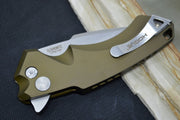 Hogue Knives EX 05 - OD Green Aluminum Handle / 154CM Steel / 3.5" Spear Point Blade 34571 - Northwest Knives