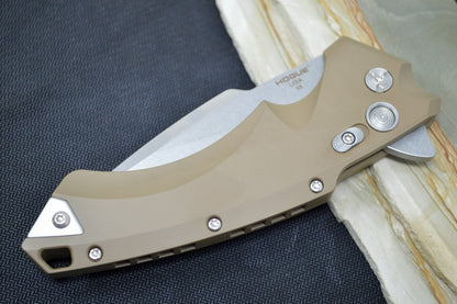 Hogue Knives EX 05 - Flat Dark Earth Aluminum Handle / 154CM Steel / 4" Spear Point Blade 34554