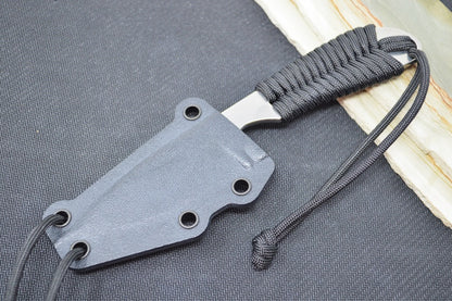 White River Knives Backpacker - Black Paracord Wrap Handle / CPM-S35VN Blade WRBP-PBL