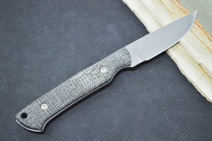 White River Knives Small Game - Black Burlap Micarta Handle / CPM-S35VN Blade WRSG-BBL