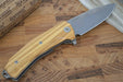 Lionsteel KUR Flipper w/ IKBS Flipper System - Olive Wood - KUR-UL - Northwest Knives