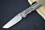 Chris Reeve Knives Large Inkosi LEFT HAND - Tanto - Black Canvas Micarta LIN-1045 - Northwest Knives