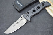 Benchmade 275GY-1 Adamas - Grey CPM-CruWear Drop Point Blade / Black G-10 Handle - Northwest Knives