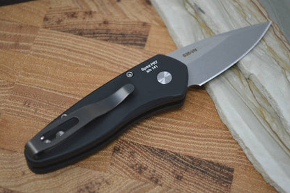 Pro Tech Sprint Auto - Black Handle - Stonewash S35VN Blade - Northwest Knives