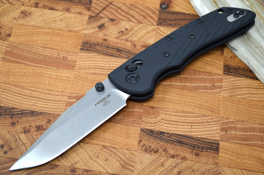Hogue Knives Deka - Black G-10 Handle / 20CV Blade / ABLE Lock 24279
