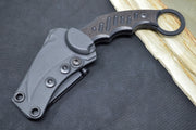 Fox Knives Karambit Fixed Blade - Black G10 Handle / Karambit Style / Black N690 Steel Blade 01FX700 - Northwest Knives