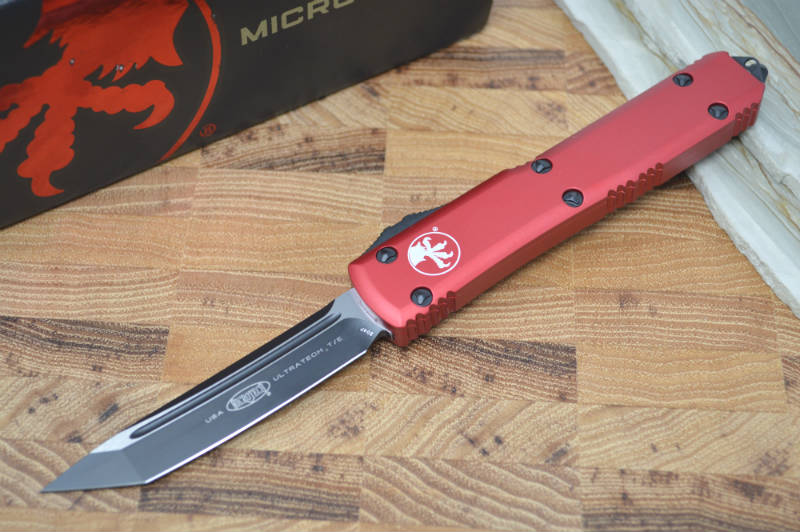 Microtech Ultratech OTF - Red Handle / Black Tanto Blade 123-1RD