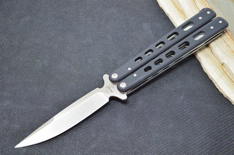Boker Balisong - Large D2 Blade / Black G-10 Handle 06EX228