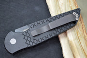 Pro Tech Tactical Response 3 Auto - Black Handle / Fish Scales / Black D2 Blade TR-3-X1-D2 - Northwest Knives