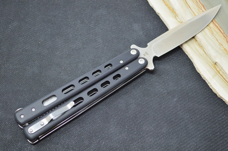 Boker Balisong - Large D2 Blade / Black G-10 Handle 06EX228