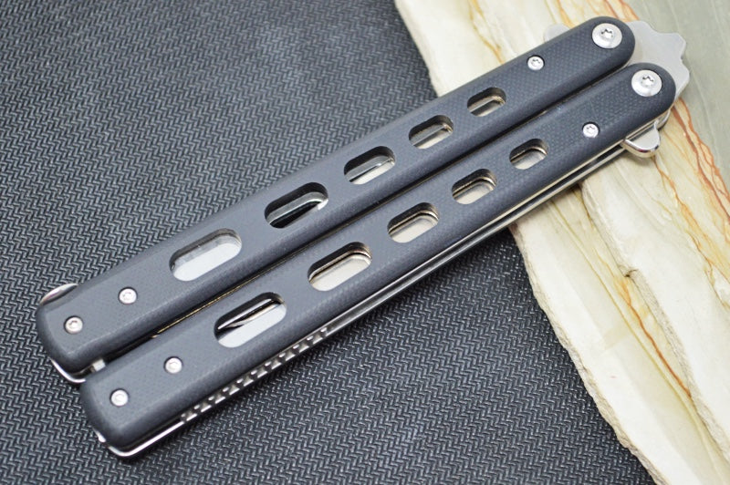 Boker Balisong - Large D2 Blade / Black G-10 Handle 06EX228